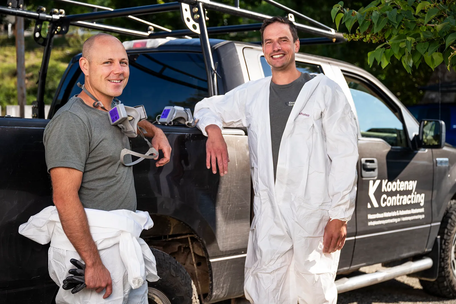 Photo of Kootenay Contracting after performing a moderate risk asbestos and lead abatement project in the East-Kootenays